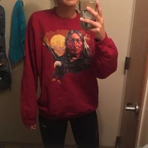 Vintage Maroon Sweatshirt